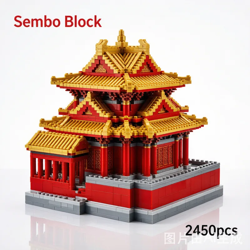 Forbidden City Corner Tower - 2450pc Set